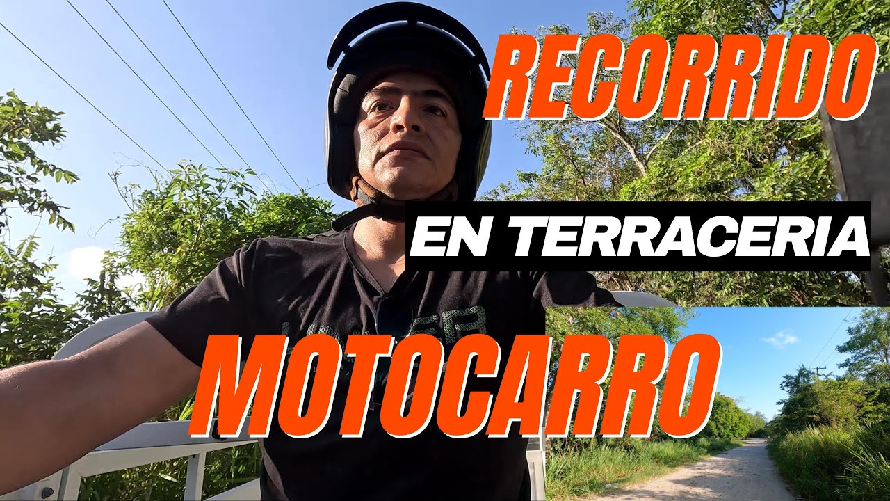 RECORRIO EN TERRACERIA MOTOCARRO 🏍️🔥