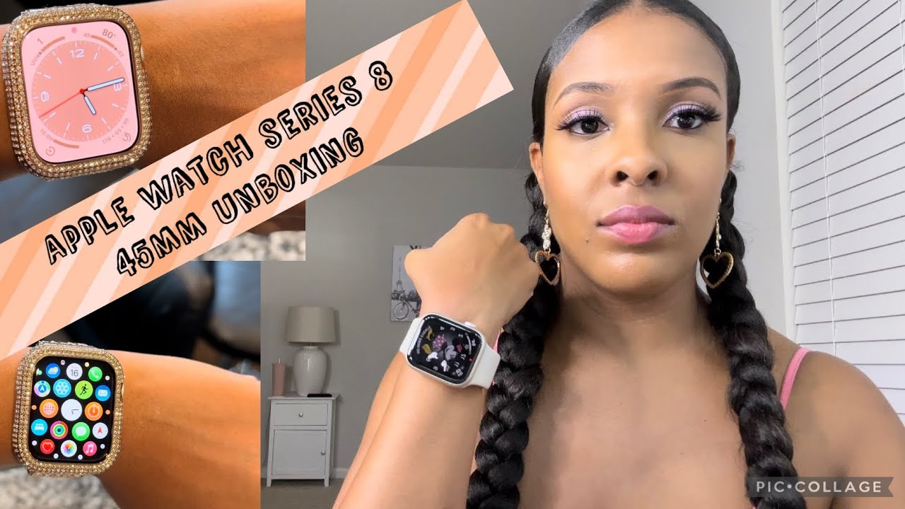 Apple Watch Series 8 45mm starlight unboxing & setup