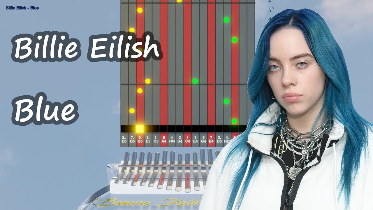 Kalimba tutorial:  Billie Eilish - Blue