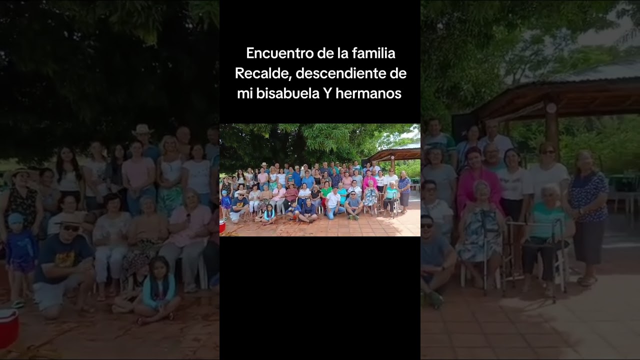 Nos reunimos los descendientes, para recordar y homenajear a nuestra familia Recalde 