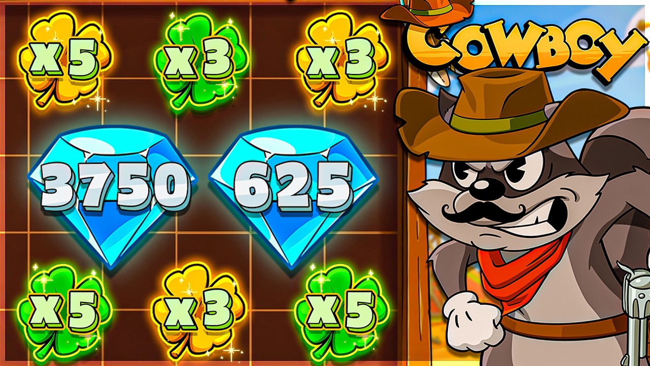 САМЫЙ БОЛЬШОЙ ВЫИГРЫШ В LE COWBOY SLOTS!! (3 ЗОЛОТЫХ КЛЕВЕРА)