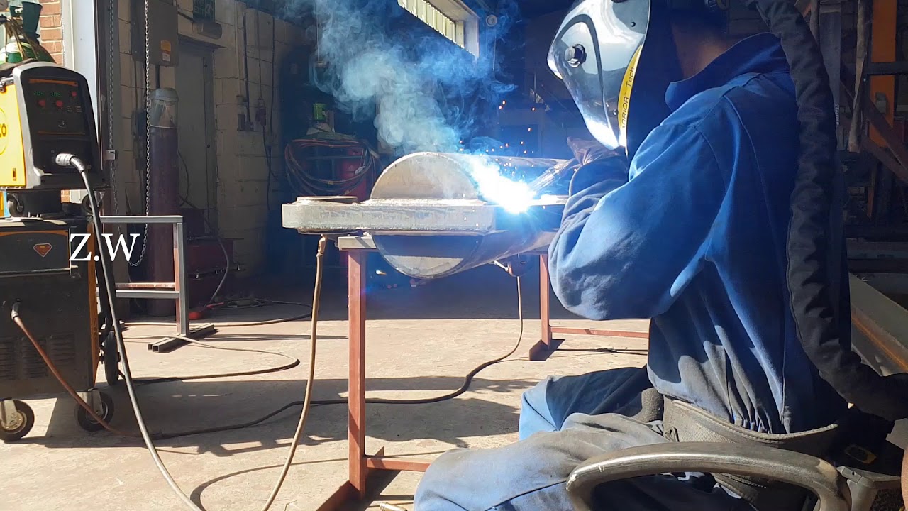 Flux Core Welding Time lapse