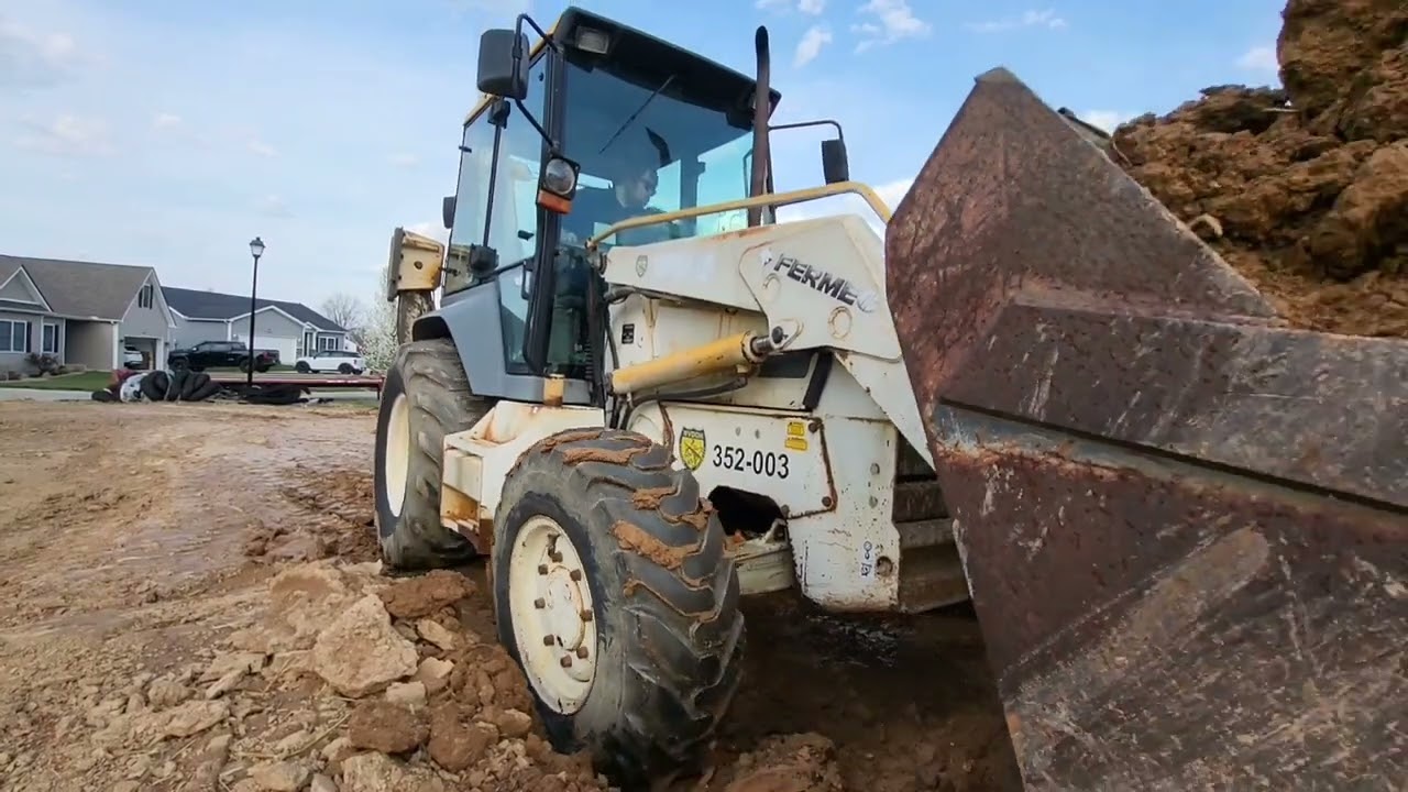 Story of How I Got a "Free" Backhoe | Testing Out My Latest Auction Find in the Dirt