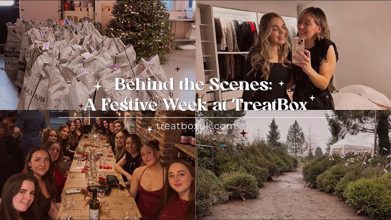 Behind the Scenes:  A Festive Week at TreatBox | Tree Picking, Team Party & Christmas Chaos!
