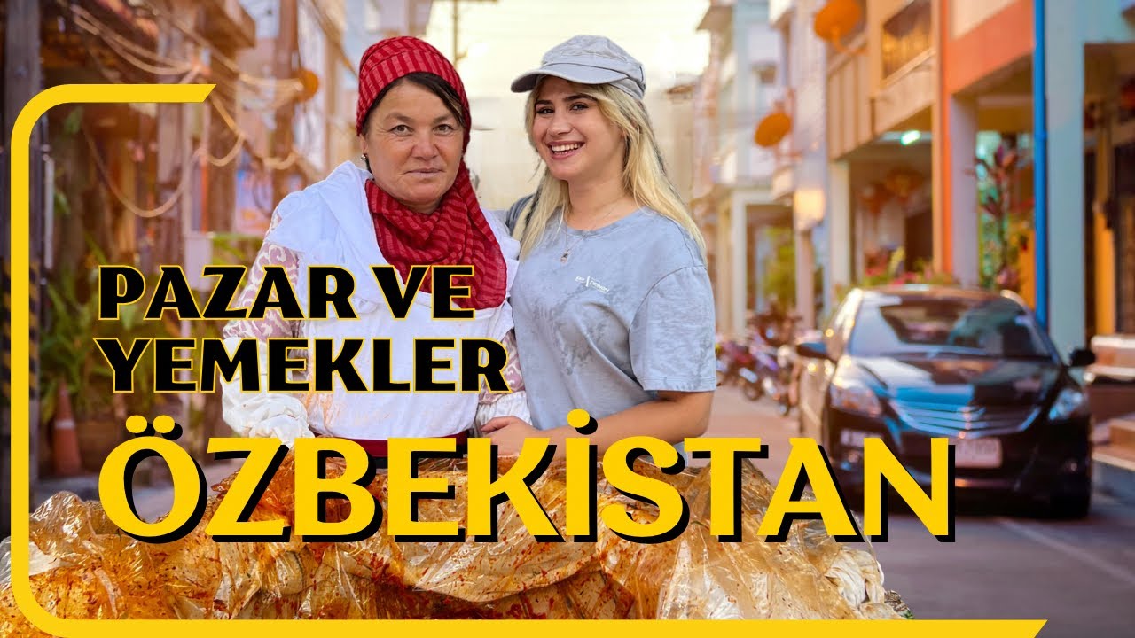 Özbekistan'ın EN İLGİNÇ Sokak Yemeklerini Deniyorum! Taşkent  Chorsu Bazaar!