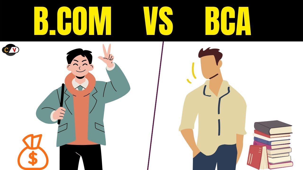 BCOM Vs BCA Which is Better?  B.com और BCA किस में job scope ज्यादा हैं ?  @CareerVibes​