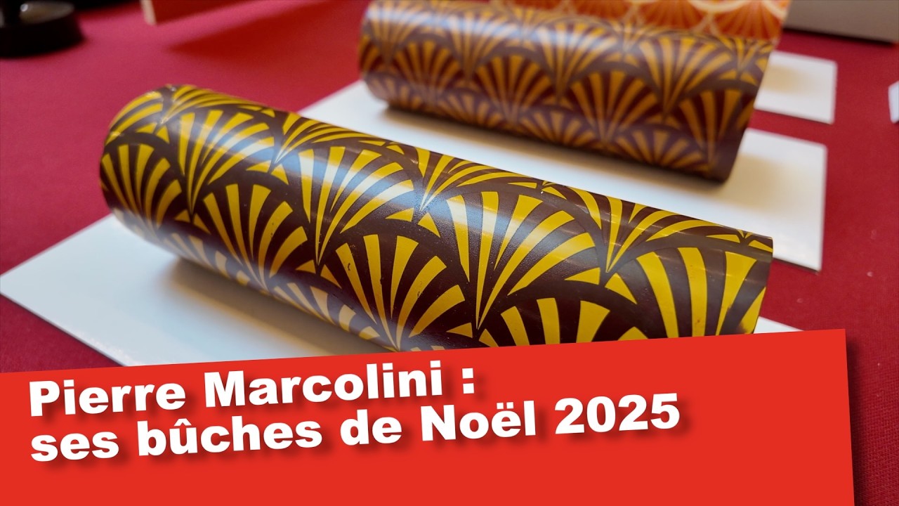 RENCONTRE : Pierre Marcolini nous pr&eacute;sente ses b&ucirc;ches de No&euml;l 2025
