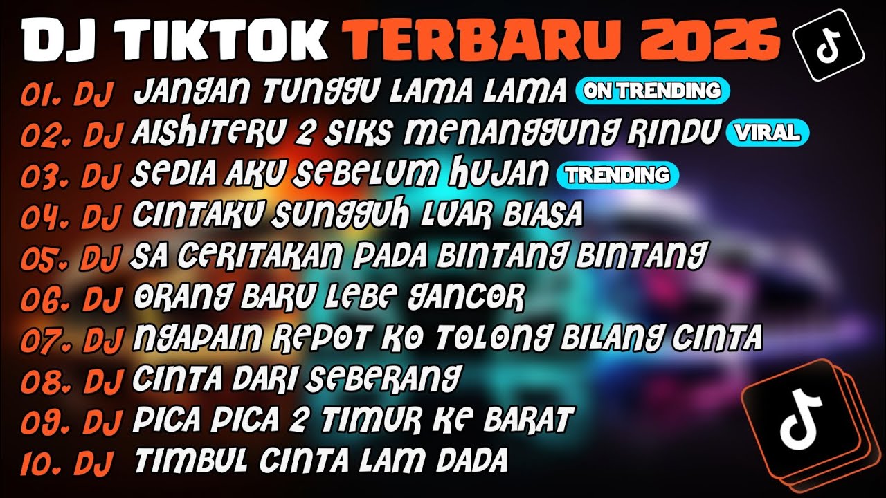 DJ TIKTOK TERBARU 2026🎵DJ JANGAN TUNGGU LAMA²🎵DJ AISHITERU 2 SIKSA MENANGGUNG RINDU🎵 FULL ALBUM
