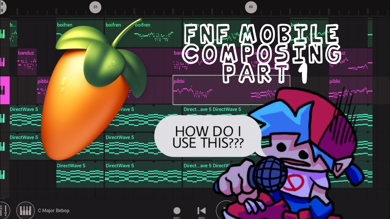 How To ACTUALLY Make Good FNF Songs On Mobile: Building a base and understanding the ui