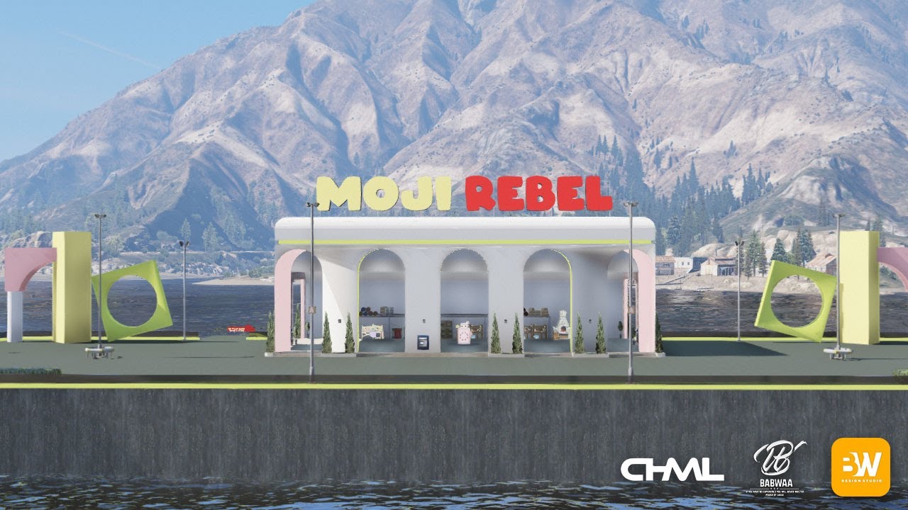 GTA V | FiveM Maps | Rebel Moji Town By SINO BABWAA STUDIO