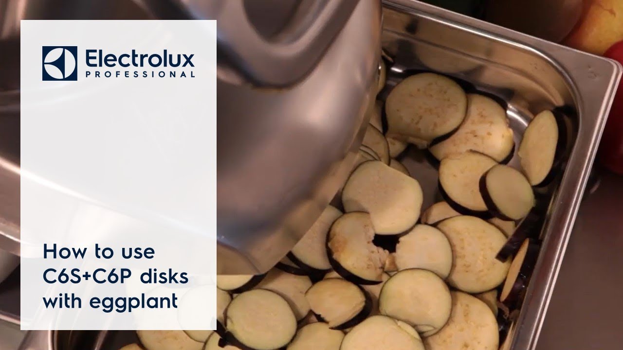 How to use C6S+C6P disks with eggplant | Electrolux Professional