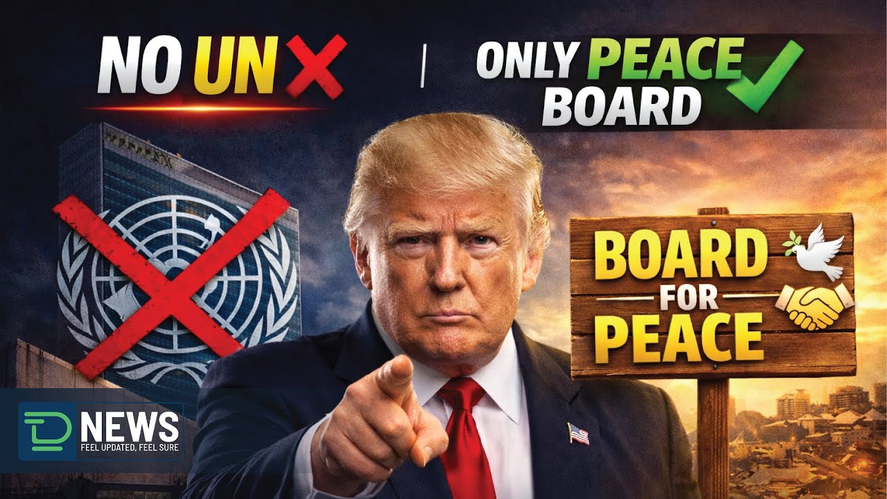 All welcome - New Board for Peace from Trump, No more UN - Full Update |#deaftalksnews #islnews