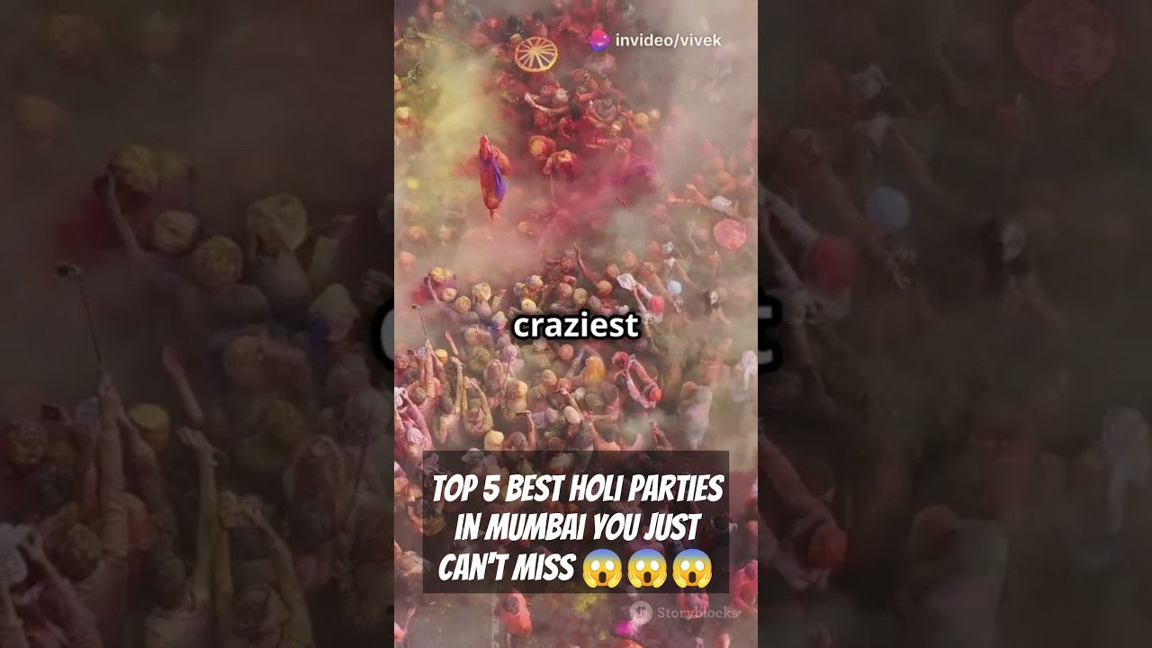 Top 5 best Holi parties in Mumbai you just can't miss 😱😱😱