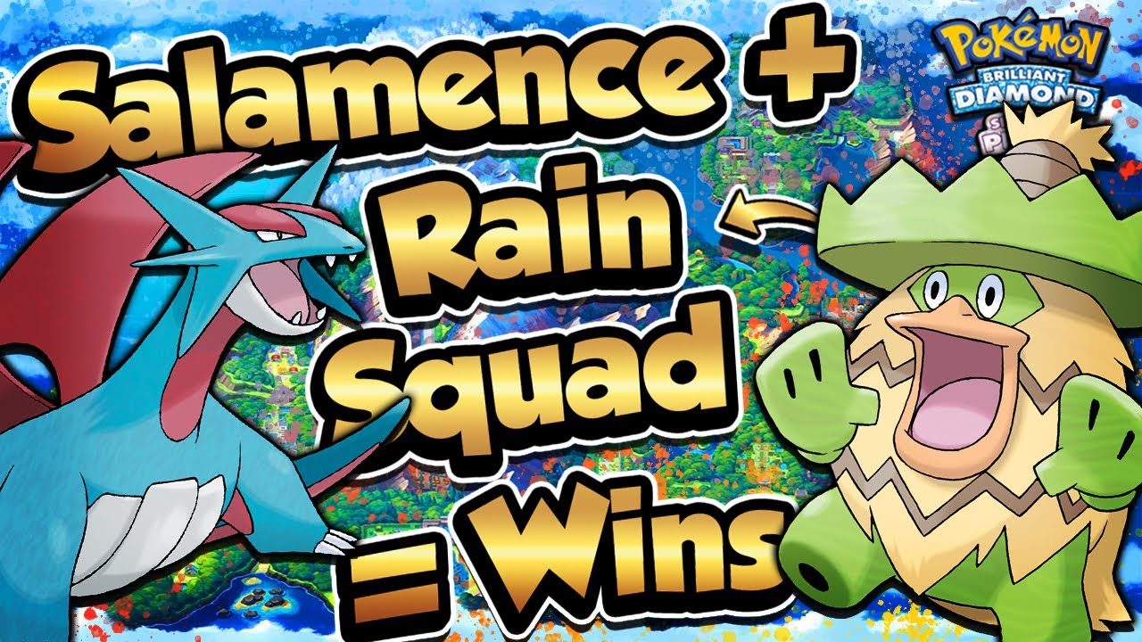 Salamence Rain Team WILL NOT LOSE! - Pokémon Brilliant Diamond & Shining Pearl Competitive Battles