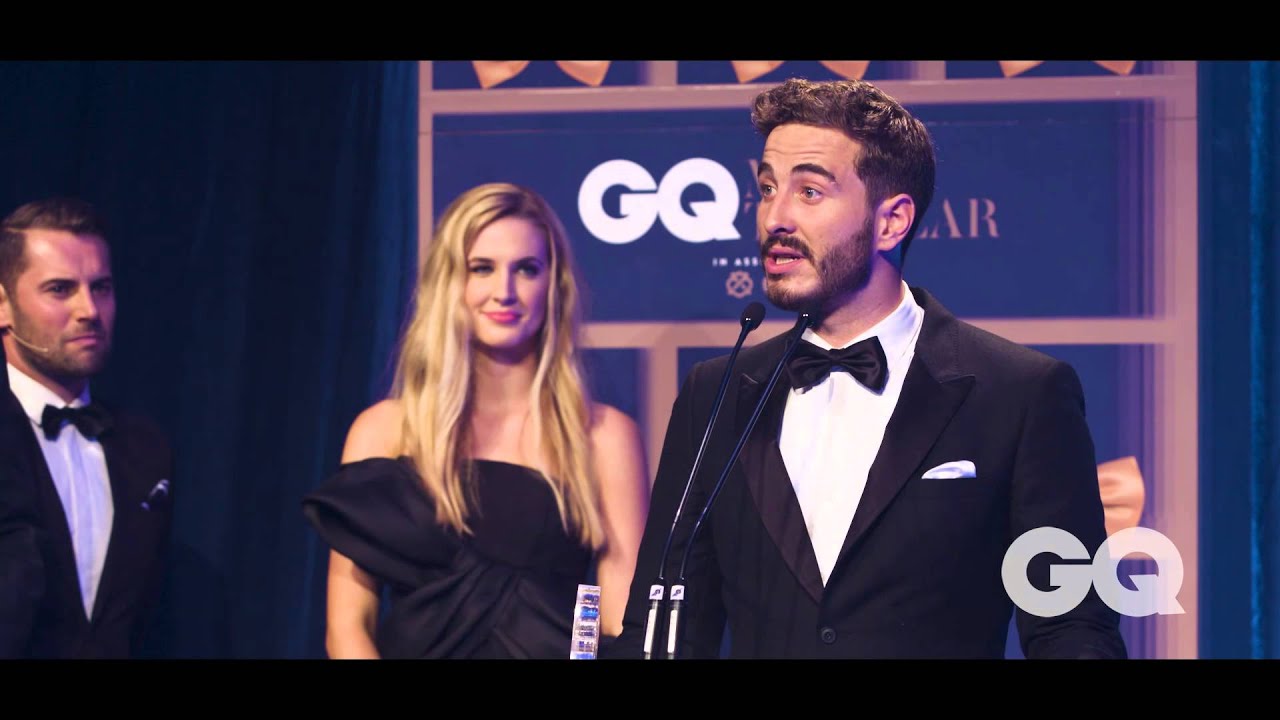 Actor Ryan Corr Accepts His Breakthrough Actor Of The Year GQ MOTY Award