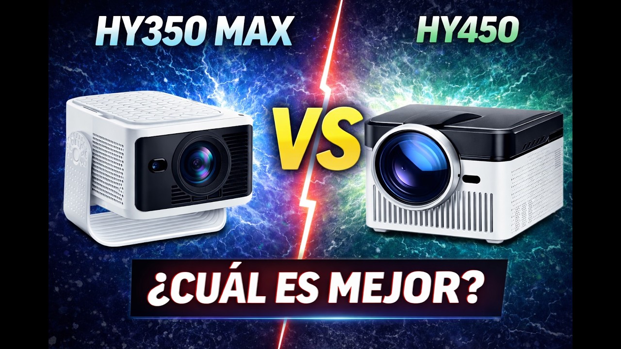 HY350 Max vs HY450 ¿Cuál Proyector Vale Más la Pena? Comparativa Real