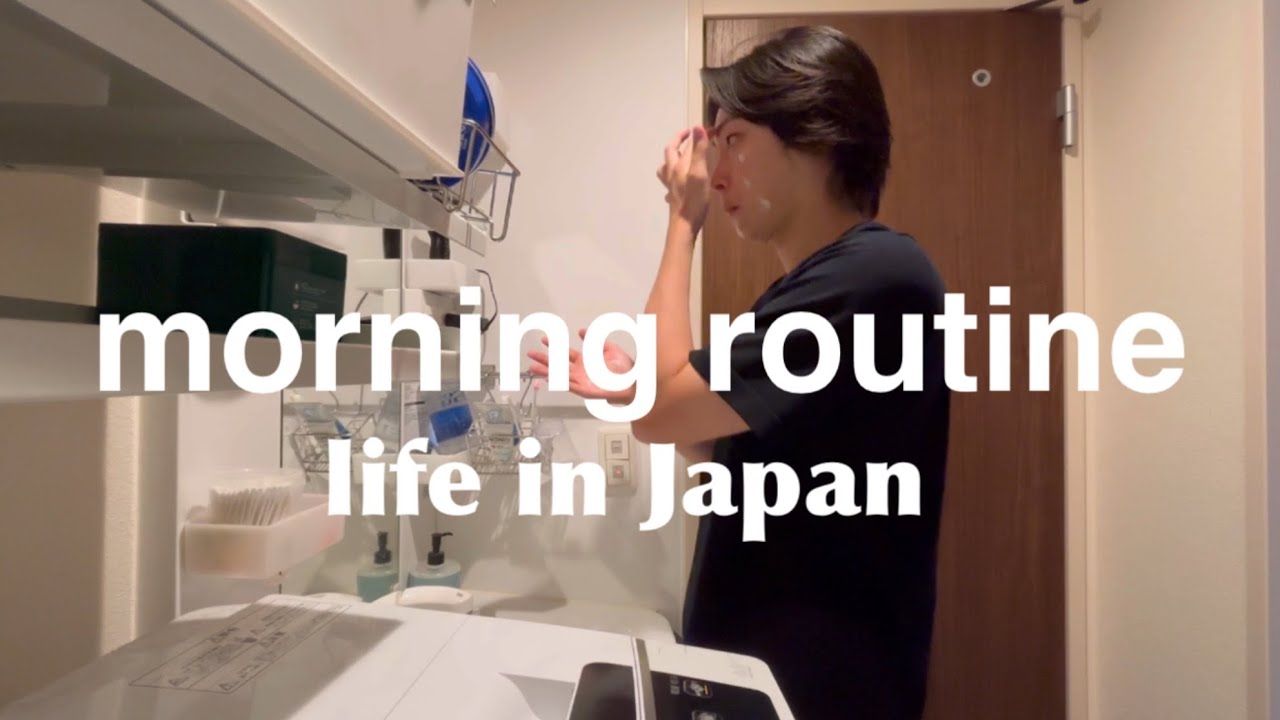 Morning Routine of a Minimalist in Japan | Hair Care, Laundry, and Peace