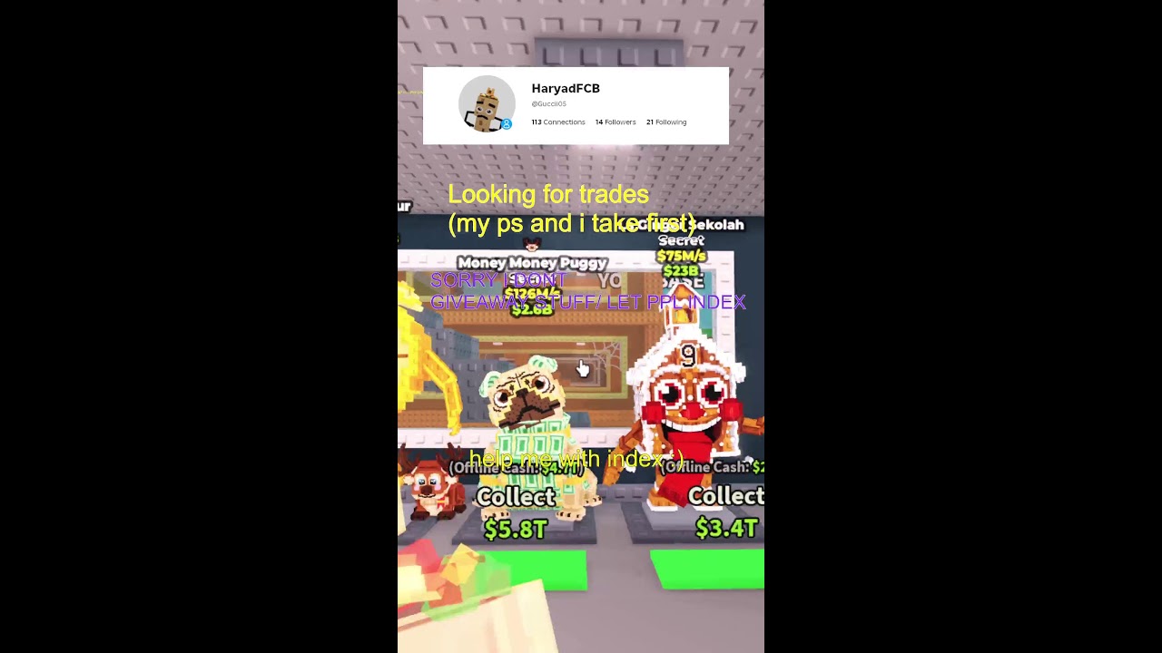 Steal a brainrot trading and indexing