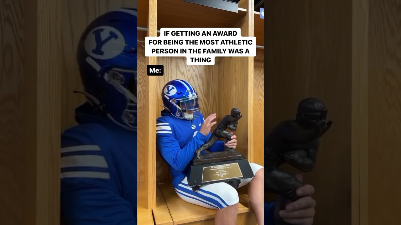 MOST ATHLETIC SIBLING #football #family #sports #relatable #joke #collegefootball
