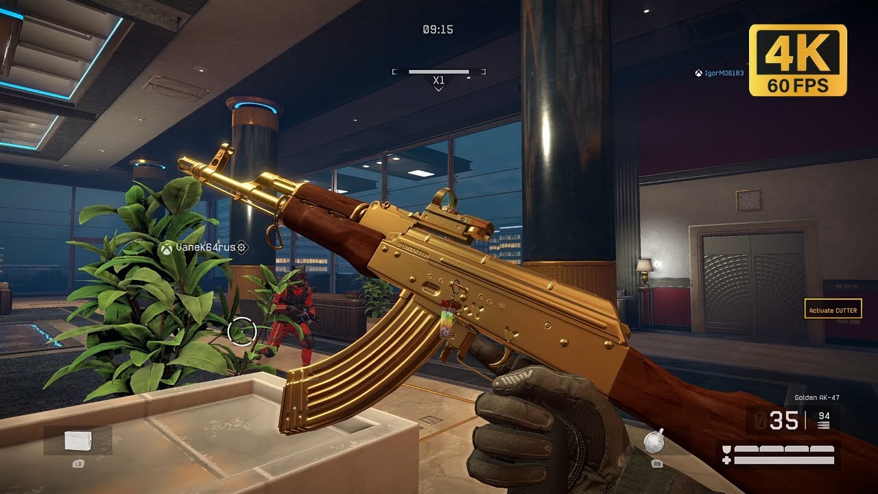 Warface: Clutch (2025) - Multiplayer Gameplay Golden AK -47 [4K]