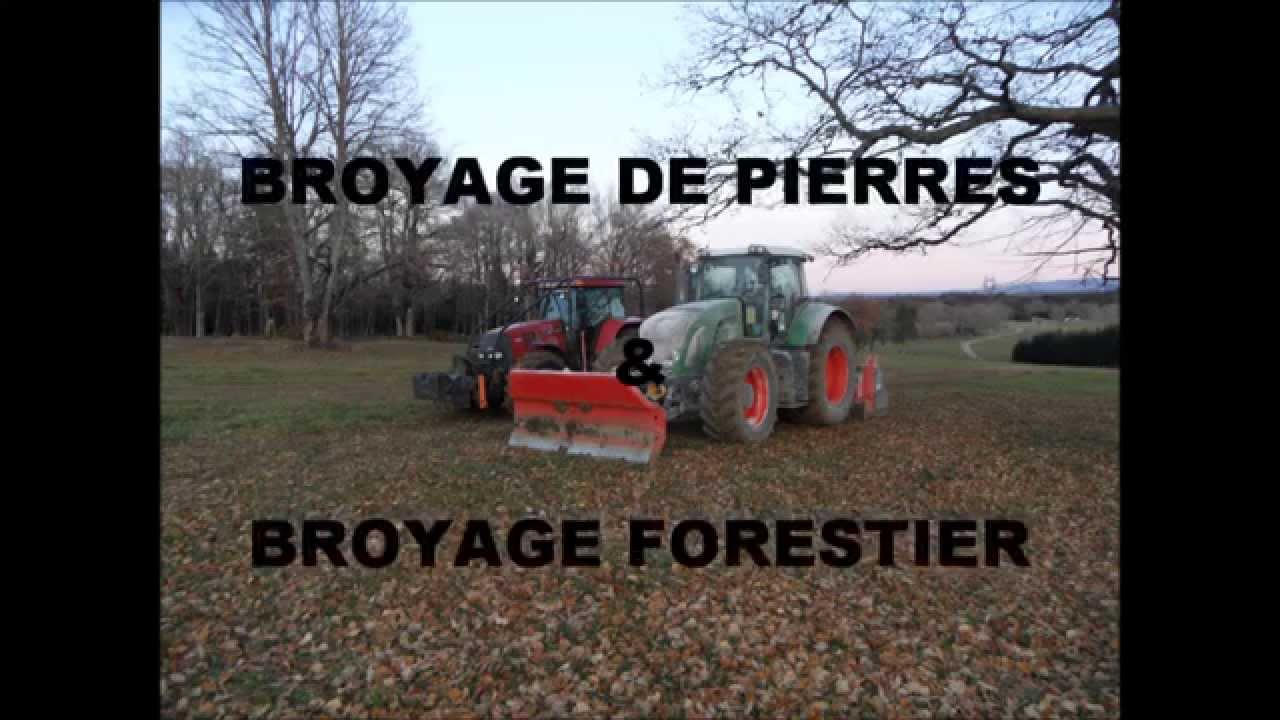 broyage de pierres & broyage forestier (fendt 936)