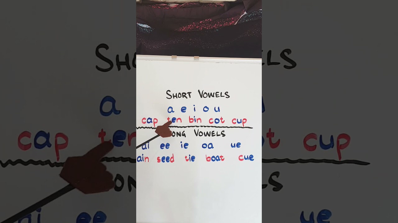 short and long vowel sounds