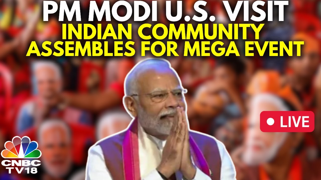 PM Modi LIVE | PM Modi In USA LIVE | PM Modi Speech At Community Programme In USA LIVE | N18G