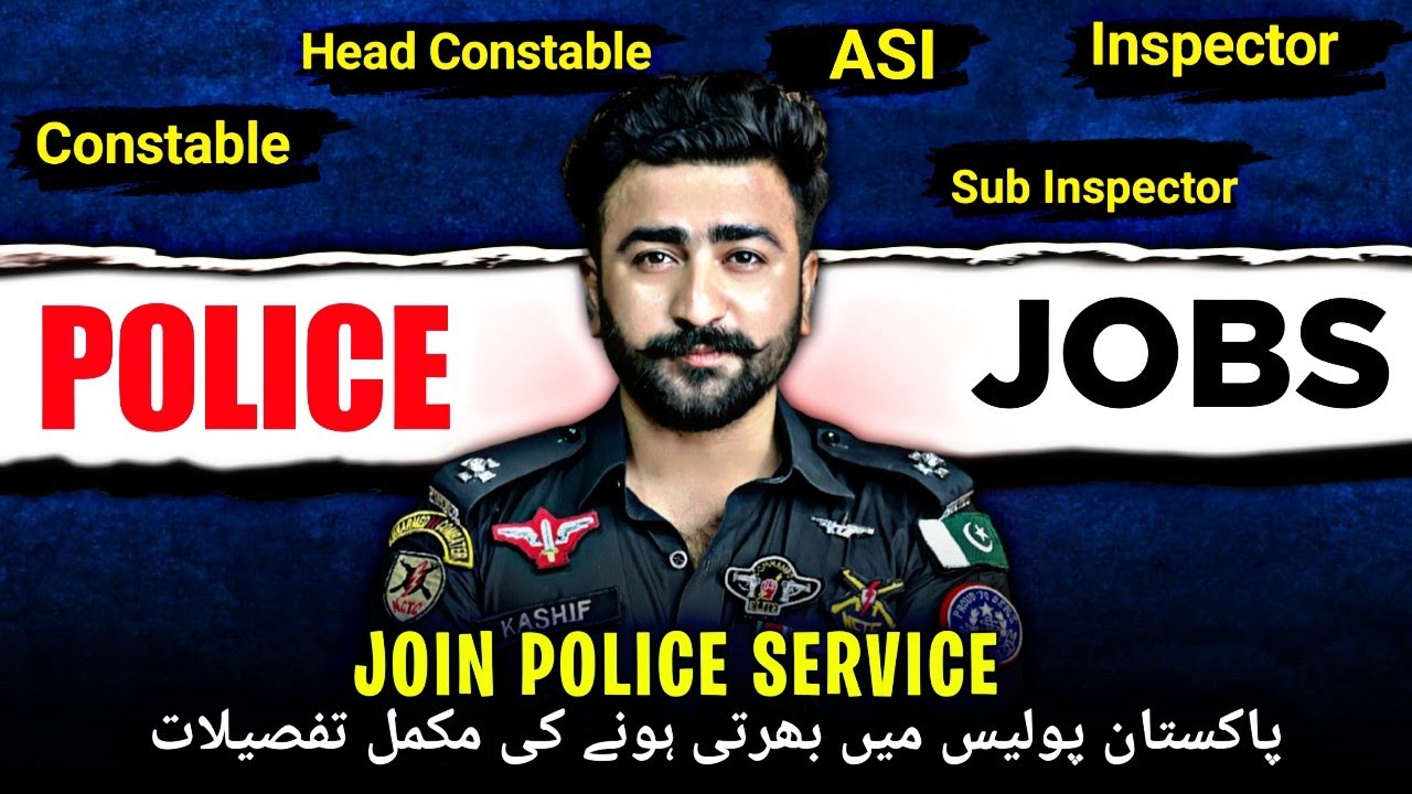 Do you want to join the police  - Constable, HC , ASI , Sub Inspector & Inspector - Police jobs 2025