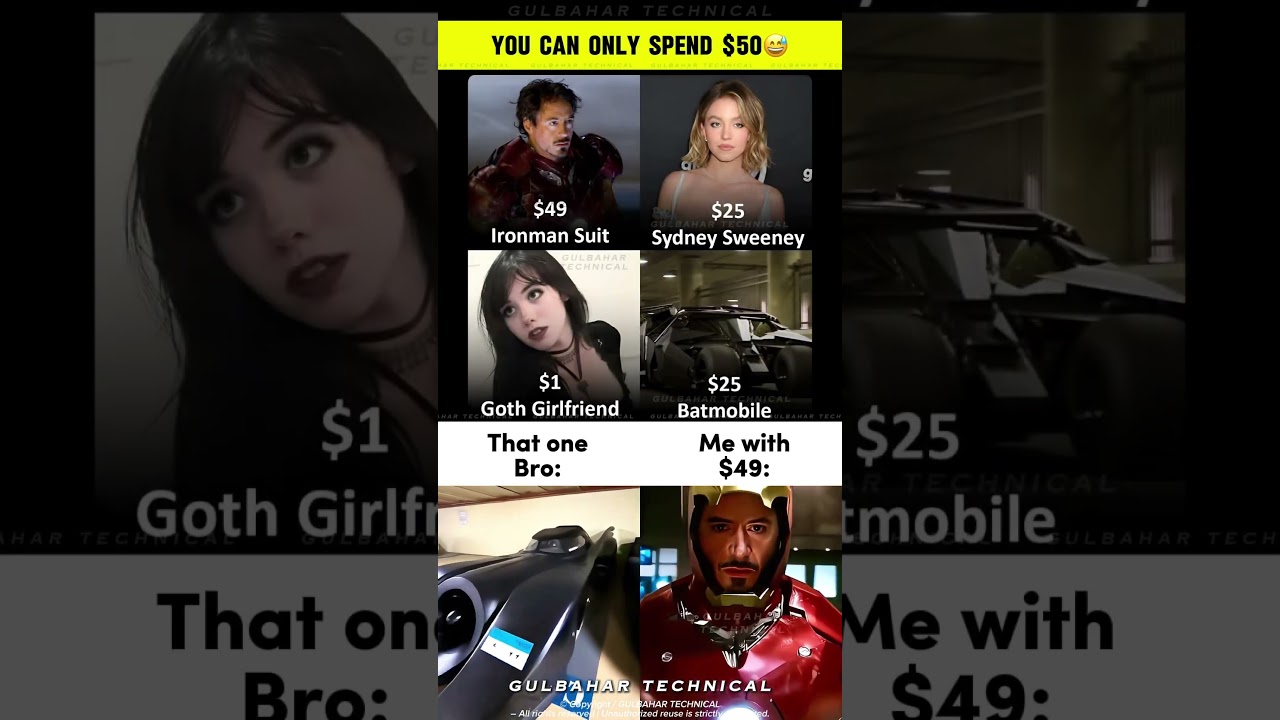 Spend $50: Ironman Suit or Batmobile? 😅
