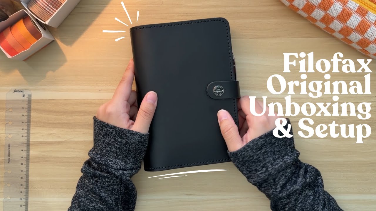 Распаковка и установка оригинальных колец Filofax Personal Rings | Filofax Original в чёрном цвете