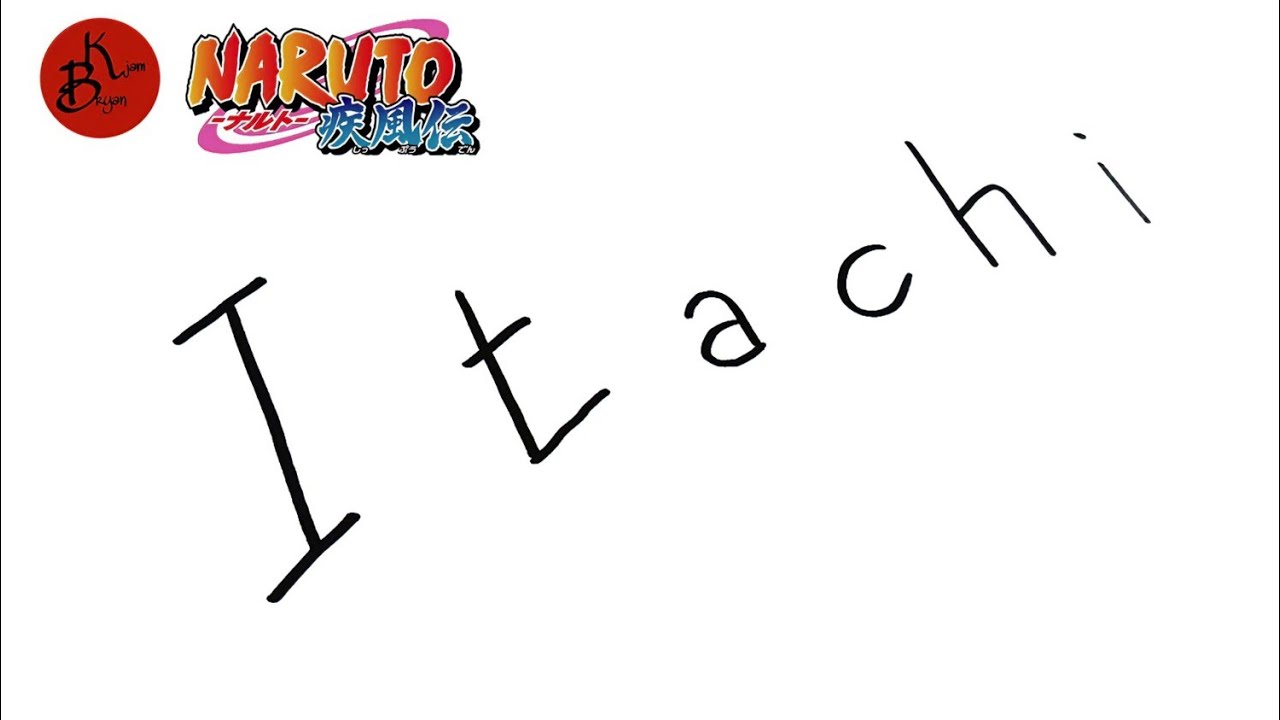 DRAWING ITACHI UCHIHA FROM NARUTO SHIPPUDEN #bryankjam