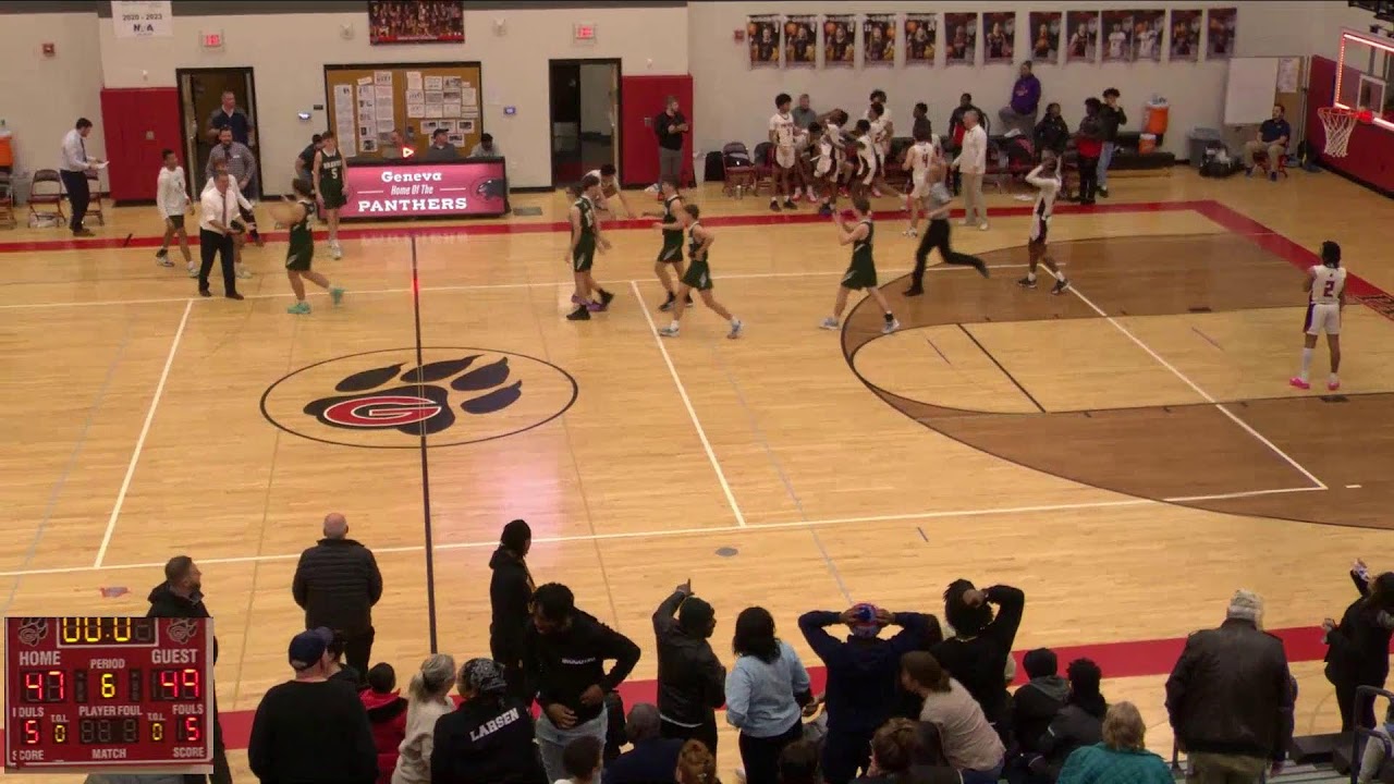 Geneva vs Avon High School Boys' Varsity Basketball