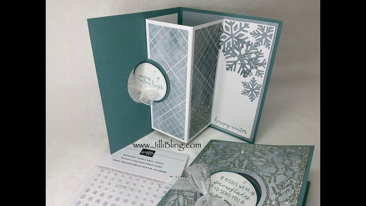 Снежинки целуются, Stampin Up