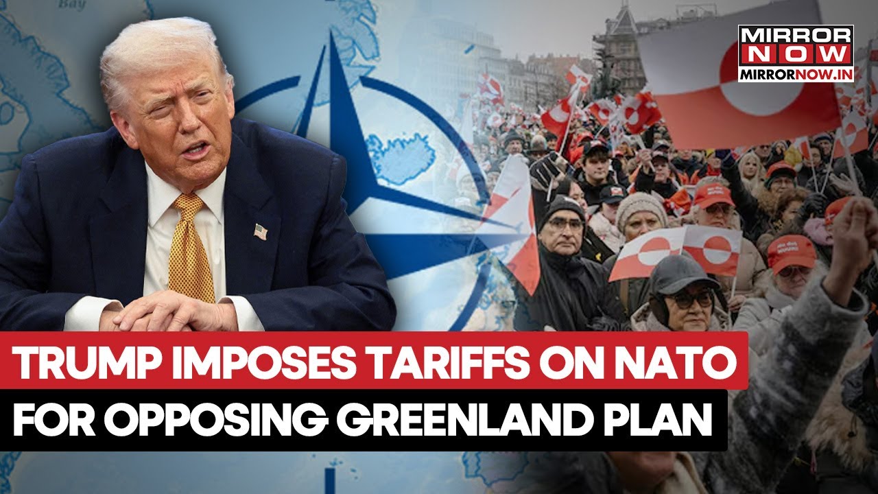 Donald Trump Imposes Tariffs On EU Nations For Opposing His Plan To Take Over Greenland | Watch