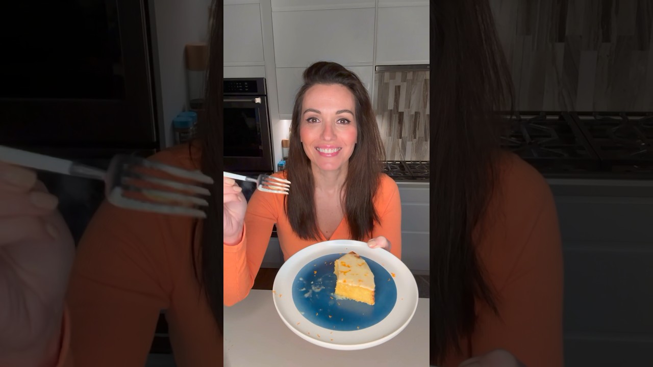 I can&rsquo;t stop making this Healthy Whole Orange Blender Cake #shorts