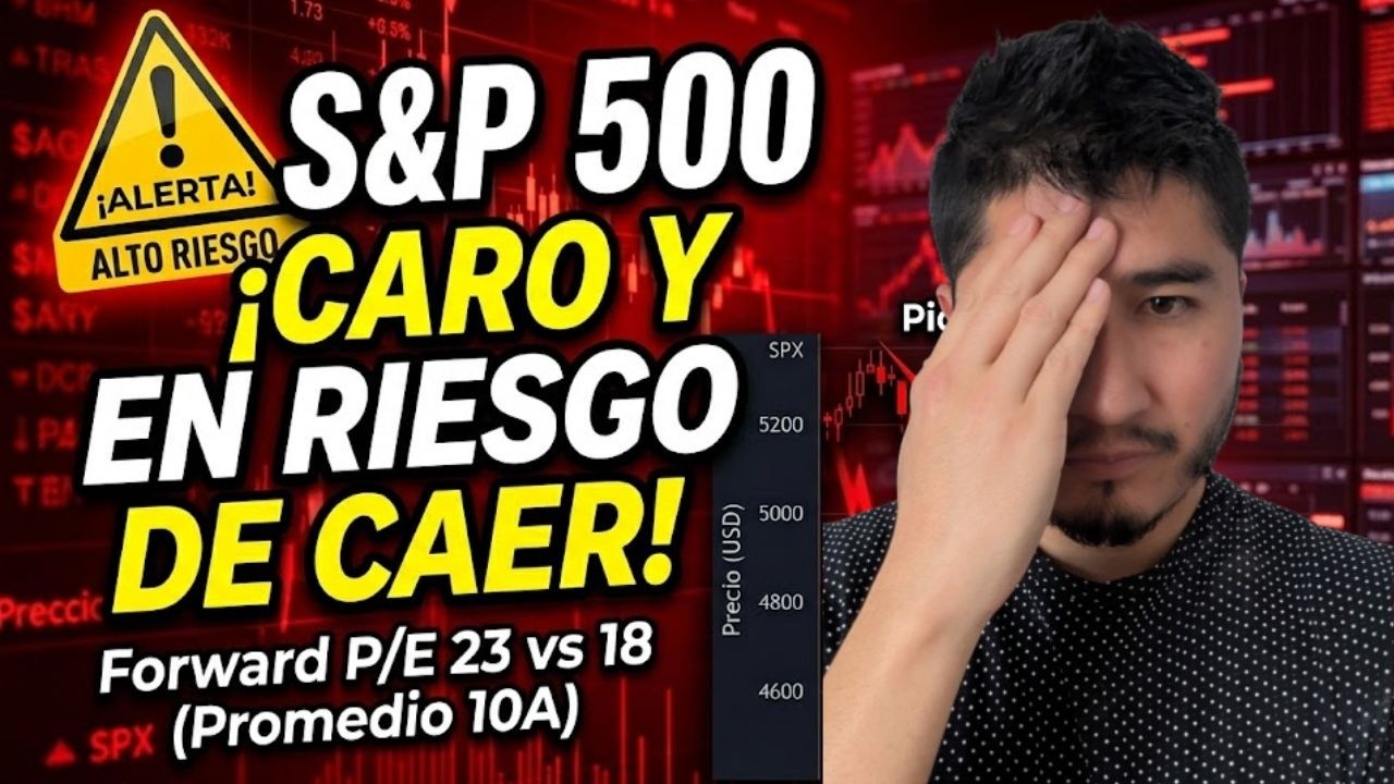 ¡Alerta! El S&P 500 está caro y podría caer ¿Es buena idea invertir el S&P 500 en este año 2026?