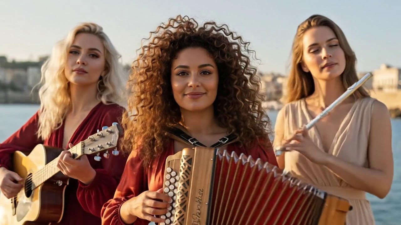 The Whispering Coast | Cinematic Flamenco Guitar, Sax, Accordion & Flute