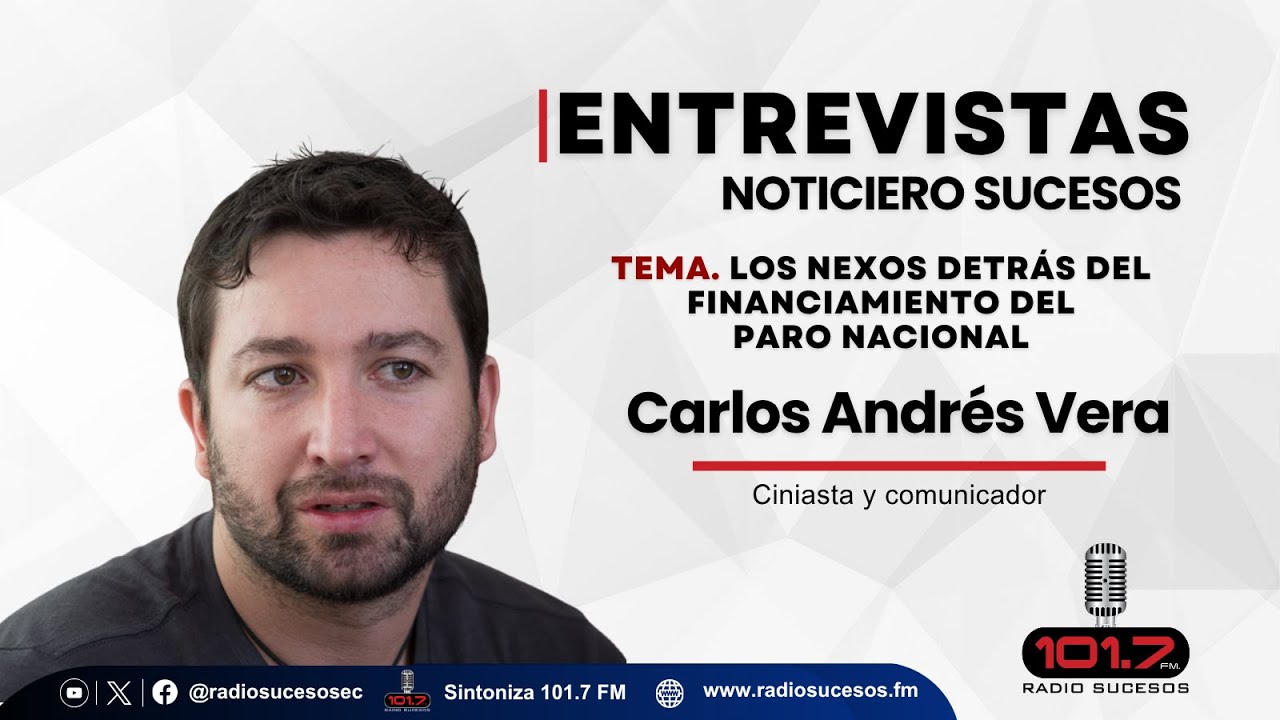 EL VERDADERO ENEMIGO DE ECUADOR: EL CRIMEN ORGANIZADO Y SUS M&Aacute;SCARAS | Entrevista Carlos Andr&eacute;s Vera
