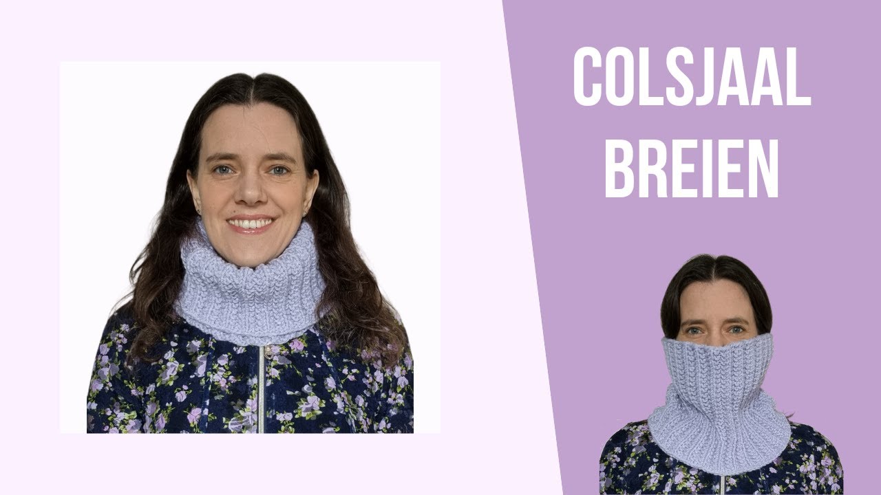 Zo brei je een colsjaal (ook geschikt voor beginners)