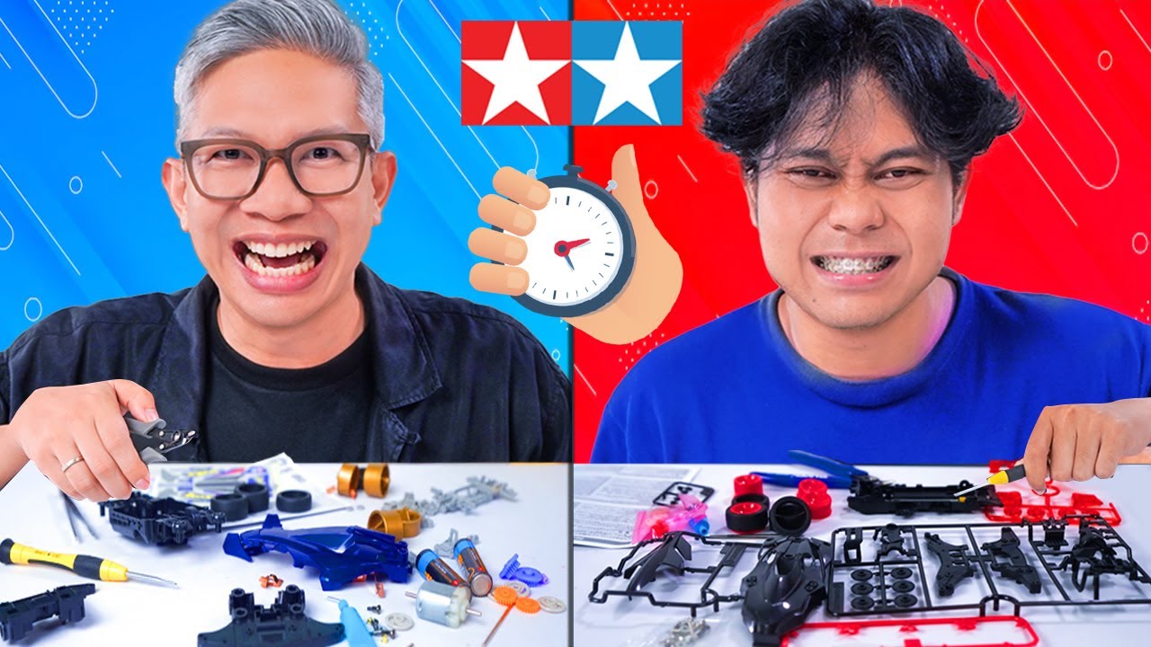 SIAPA BISA RAKIT TAMIYA PALING CEPAT??!!