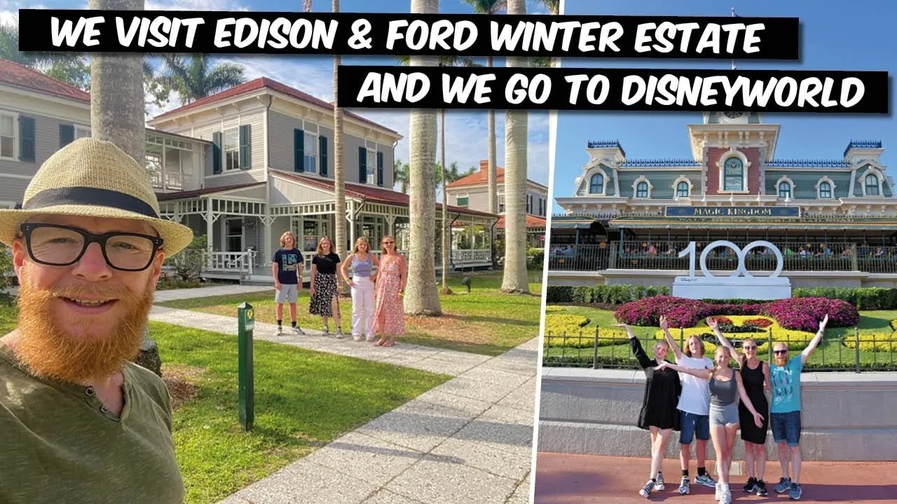 Exploring Edison & Ford Winter Estate + Road Trip to Disney World!