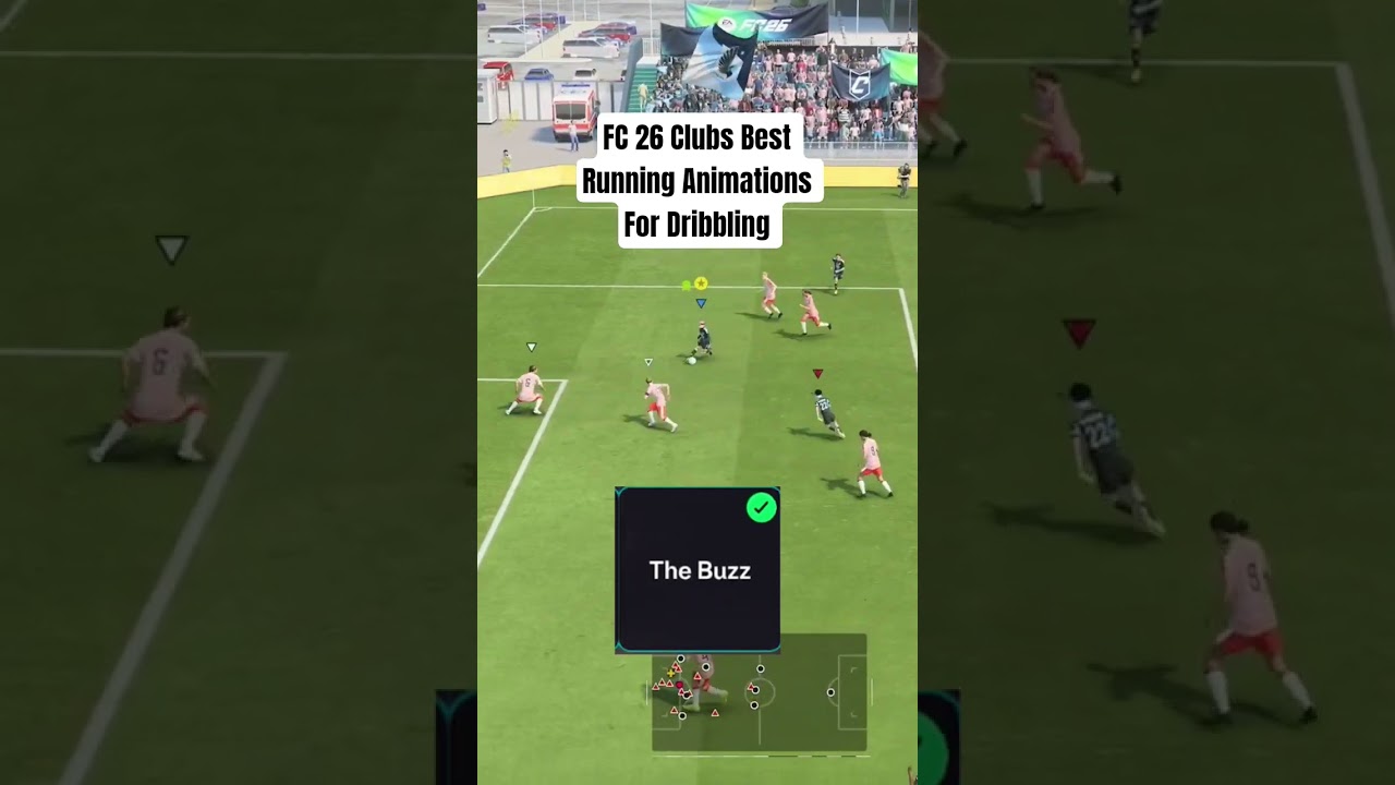 FC 26 Clubs Dribbling Animations For Dribbling