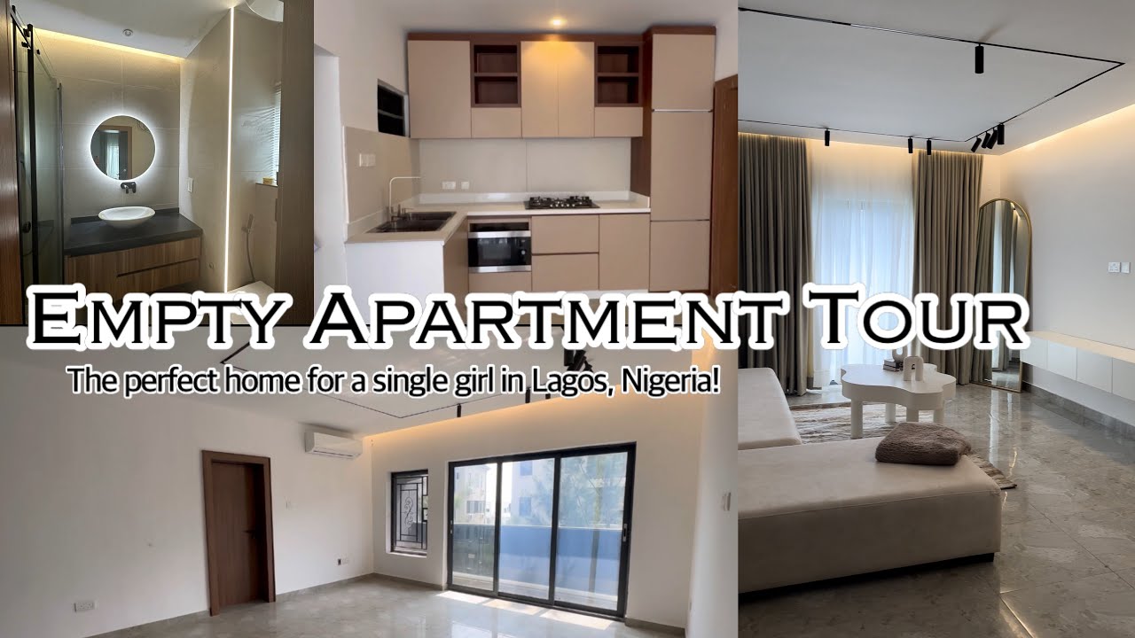 Lagos Apartment Tour | The Perfect Home For A Single Girl in Lagos | Office Space Renovation