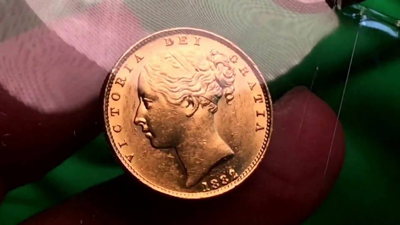 London Coin Fair 2016, 1882-M Shield Sovereign and my 4th 1/4oz gold queens beast