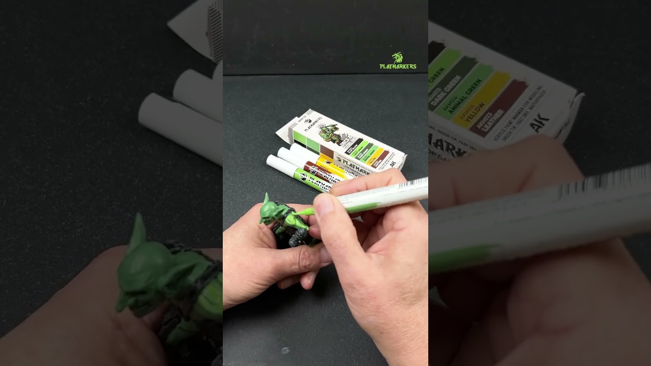 HOW TO PAINT A GOBLIN WITH PLAYMARKERS | RICK LAWLER
