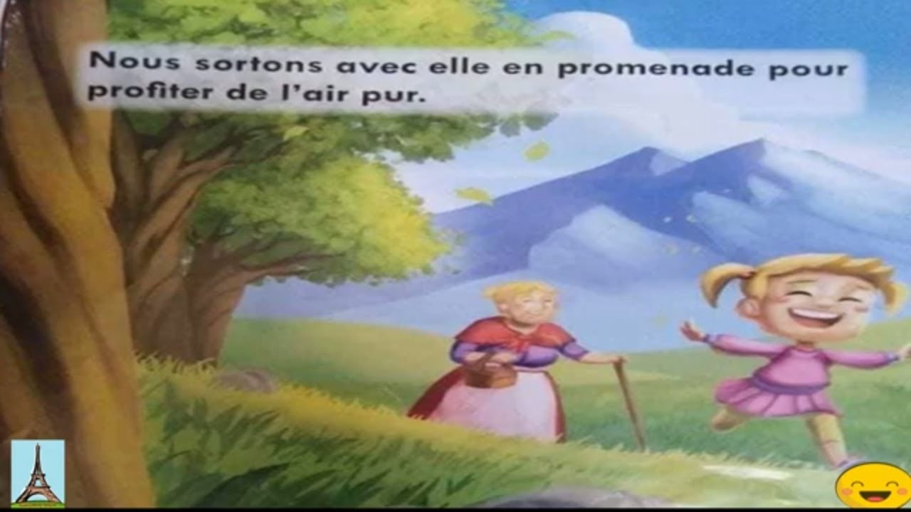 تعليم الفرنسية للمبتدئين..قصة .. أحب جدتي..Histoire '' j'aime ma grand-mère ''