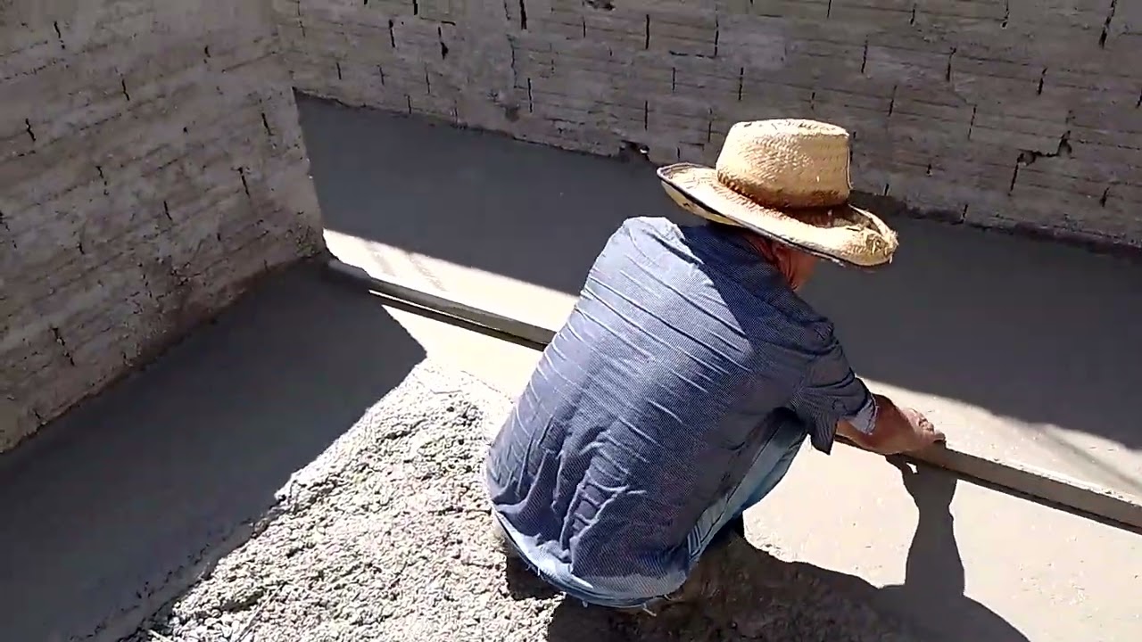 Concretagem da casa do meu tio