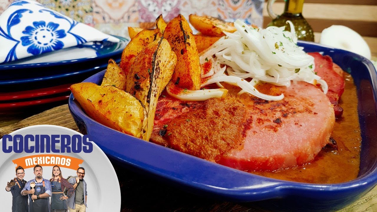 Receta: Chuletas ahumadas en adobo de chipotle seco | Cocineros Mexicanos