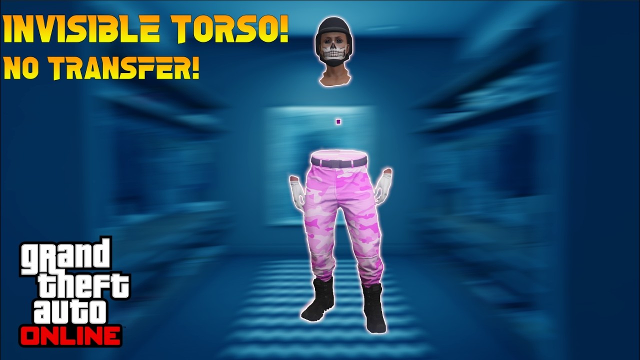 NEW!  EASY FULLY INVISIBLE TORSO GLITCH IN GTA 5 ONLINE 1.70! GTA 5 Invisible Body NO TRANSFER