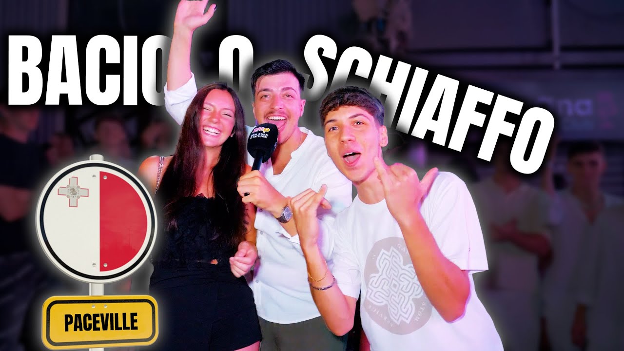 Quanti SCHIAFFI volano a Paceville? 😱 BACIO O SCHIAFFO CHALLENGE! 💋👋